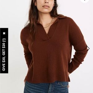 Madewell Davie Polo Sweater